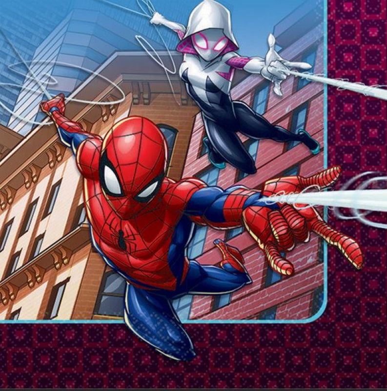 Spider Man Webbed Wonder Beverage Napkins Pack Of 16