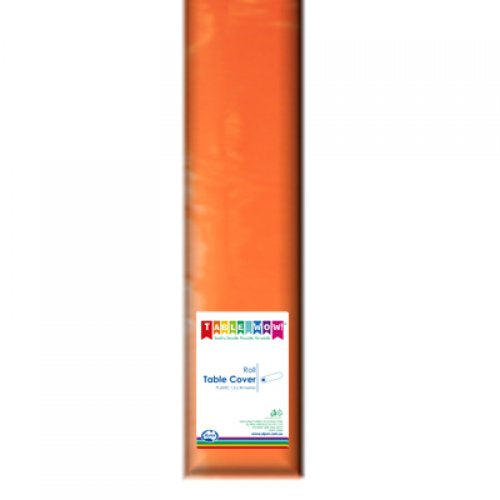 Plastic Tablecover Roll Orange