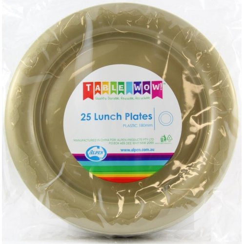 Lunch Plate Gold Pack of 20