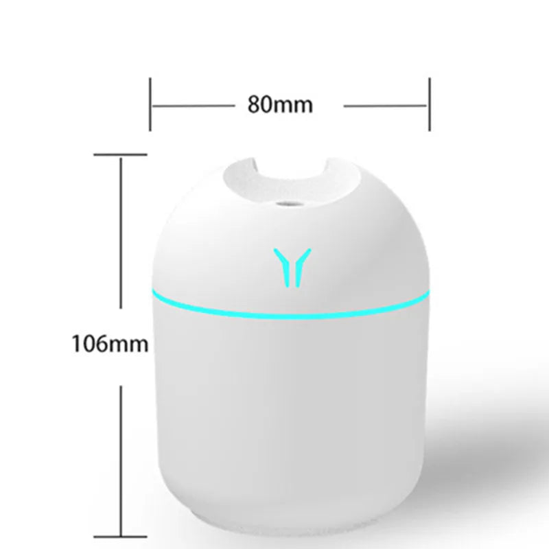 hot sale 250ml Air Humidifier Diffuser USB Mist Maker Mini Humidificador with night light