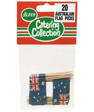 Australian Flag Picks Pack Of 20