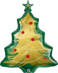 Large Foil Supershape Balloon 40" Christmas Tree
