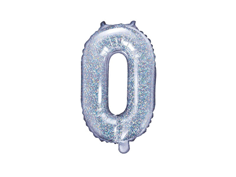 Large Foil Balloon Holographic Alphabet 34inch - O