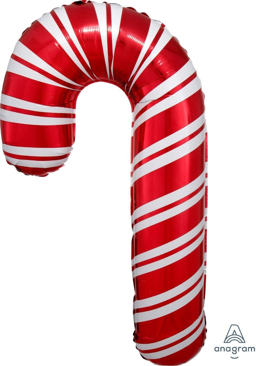Anagram Foil Candy Cane Balloon – (50cm x 93cm)