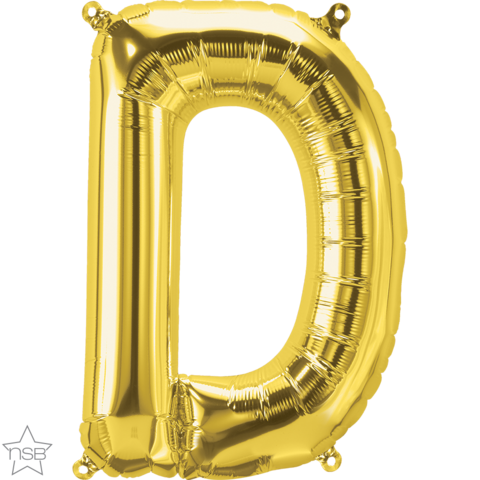 Northstar 41cm (16") (Air-Fill) Foil Gold Letter D