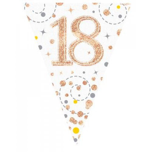 Sparkling Fizz Rose Gold Flag Banner 3.9m #18