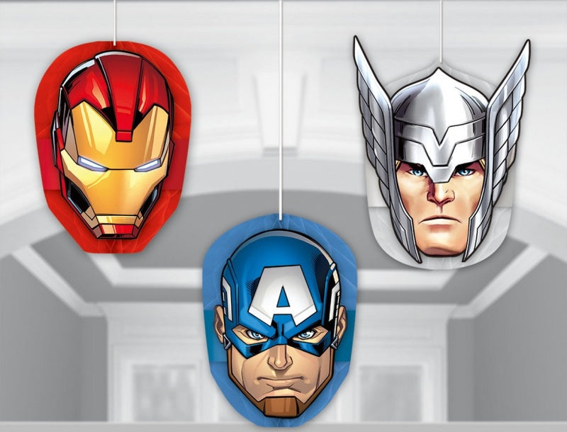 Avengers Epic Honeycomb Hanging Decoration Tissue Paper
