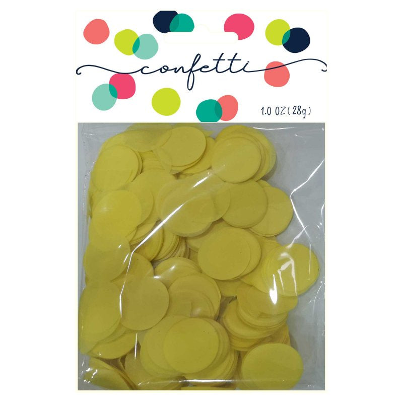 Yellow Tissue Paper Confetti 2cm – 28g