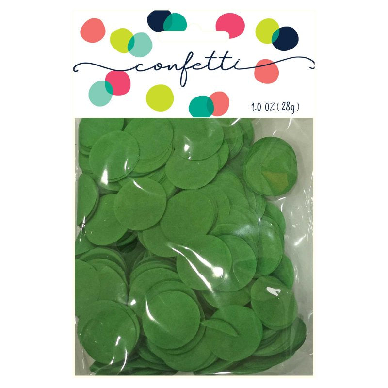 Dark Green Tissue Paper Confetti 2cm – 28g