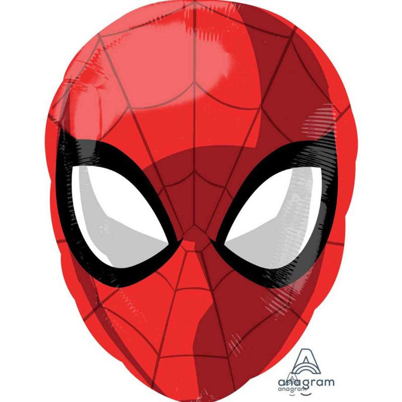 Spider Man Head 43cm Foil Balloon