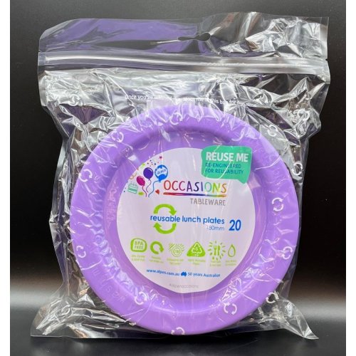 Lunch Plate Lavender Pack of 20