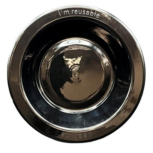 Plastic Bowl Black Pack of 20