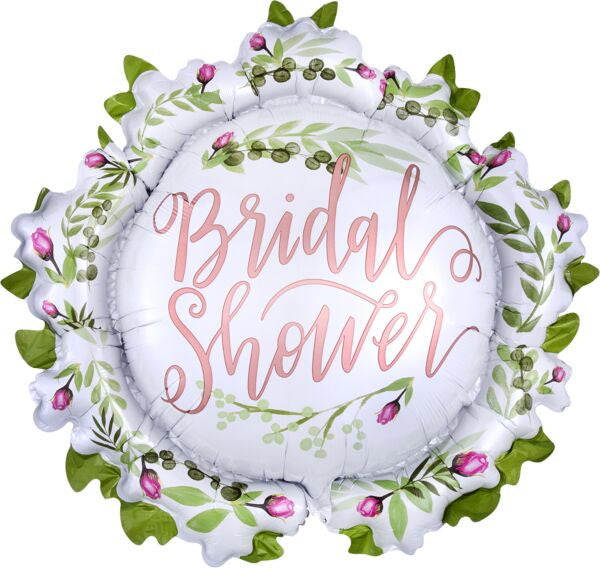 Anagram Love And Leaves Bridal Shower Foil Supershape 30 Inch(63cm) Balloon
