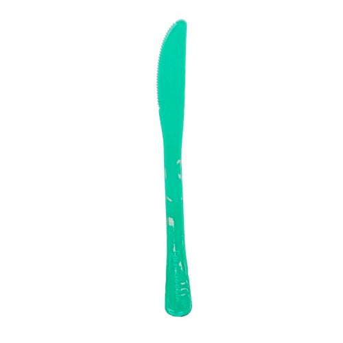 Plastic Knife Green Pack of 20