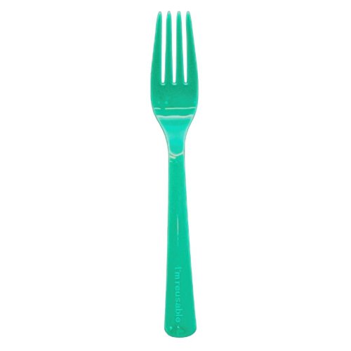 Plastic Forks Green Pack of 20