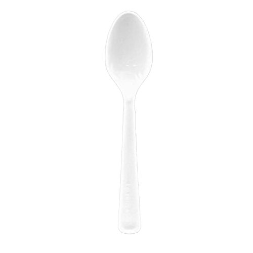 Plastic Spoons White Pack of 20
