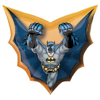 LARGE FOIL SUPERSHAPE BALLOON BATMAN SUPERSHAPE CAPE