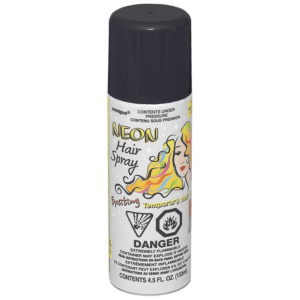 Neon Black Hair Spray (90g)