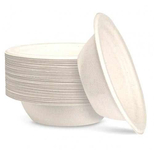 Sugarcane Bowls 160mm White P50