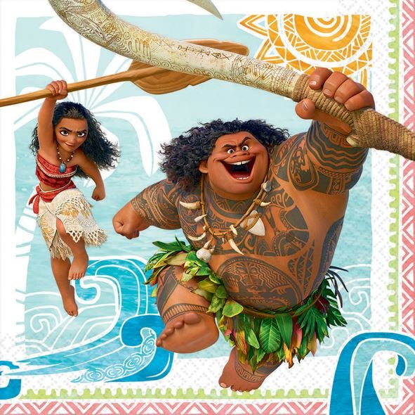 Disney Moana Lunch Napkins Pack Of 16