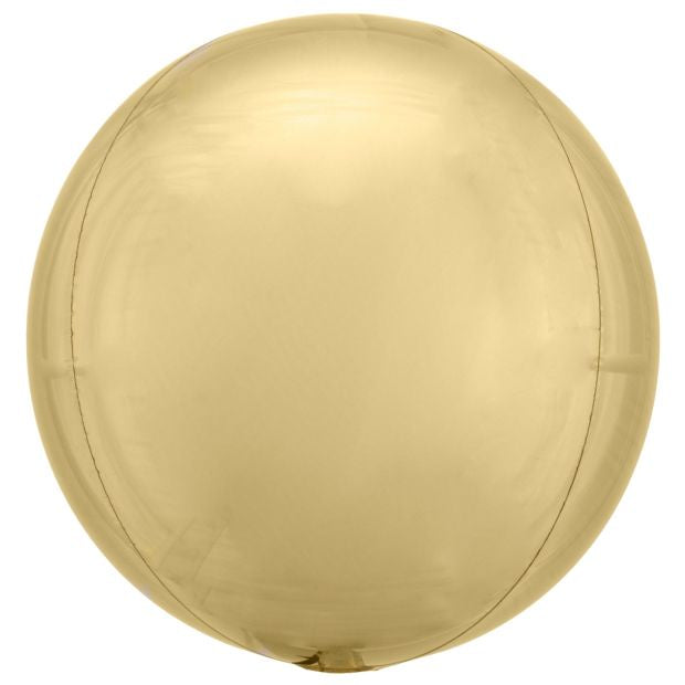 ORBZ FOIL BALLOON WHITE GOLD 40CM (16INCH)