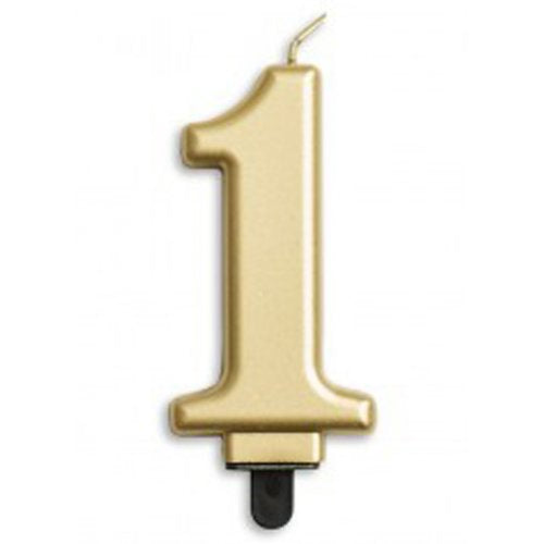 1 Gold Jumbo Candle P1