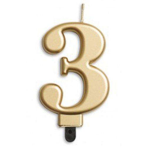 #3 Gold Jumbo Candle P1