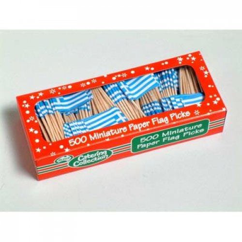 Greece Flag Pick Pack Of 500