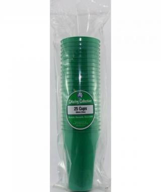Plastic Cups Green Pack of 20