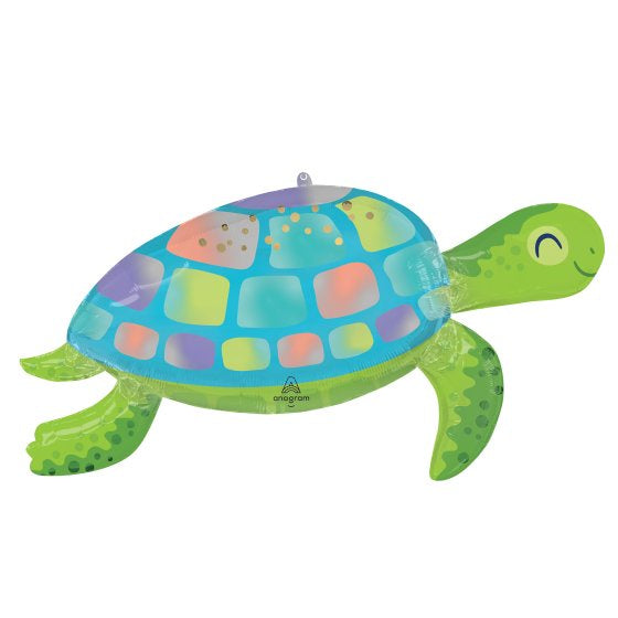Under the Sea Turtle Supershape Foil Balloon 96cm
