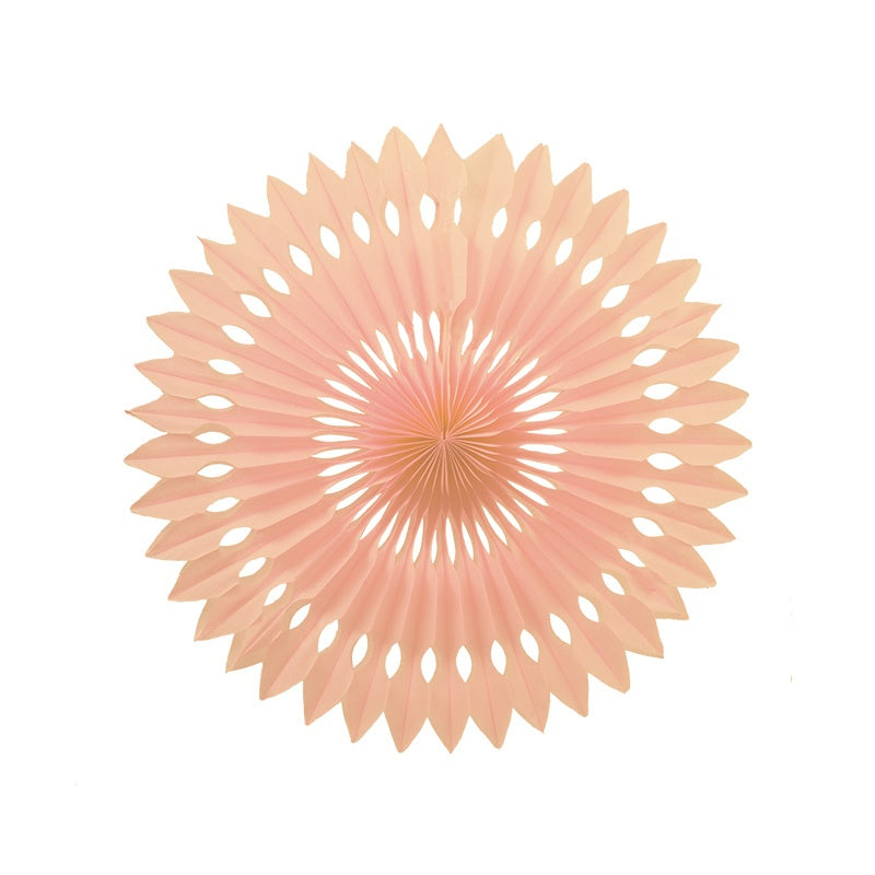 HANGING FAN PEACH 40CM PACK OF 1
