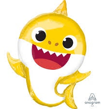 Large Foil Supershape Balloon 26"(66cm) Baby Shark