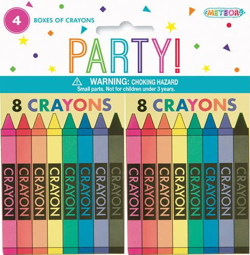 4 Crayon Boxes (8ct)