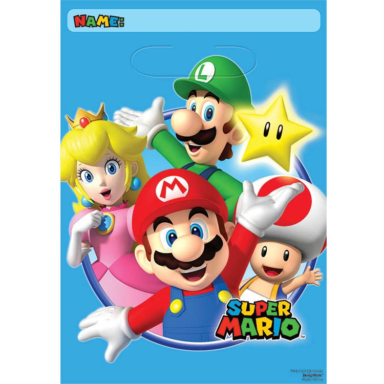 Super Mario Loot Bags Pk8
