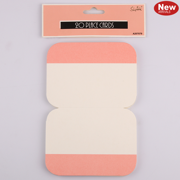 20pk Coral Place Cards