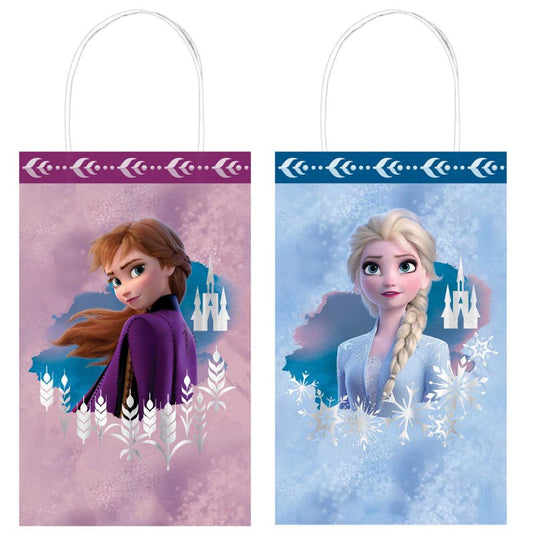 Frozen 2 Kraft Paper Gift Bags Pack Of 8