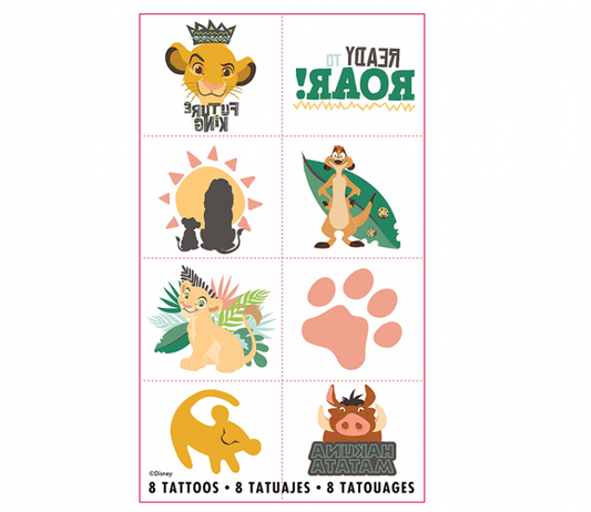 LION KING 8 TATTOOS
