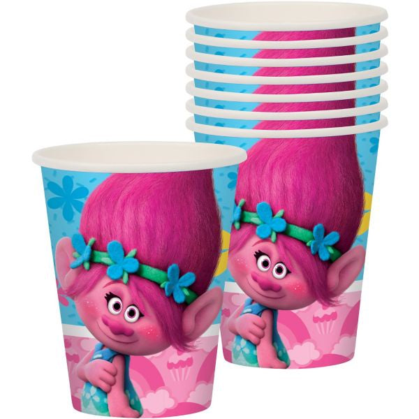 Trolls Paper Cups Pack Of 8