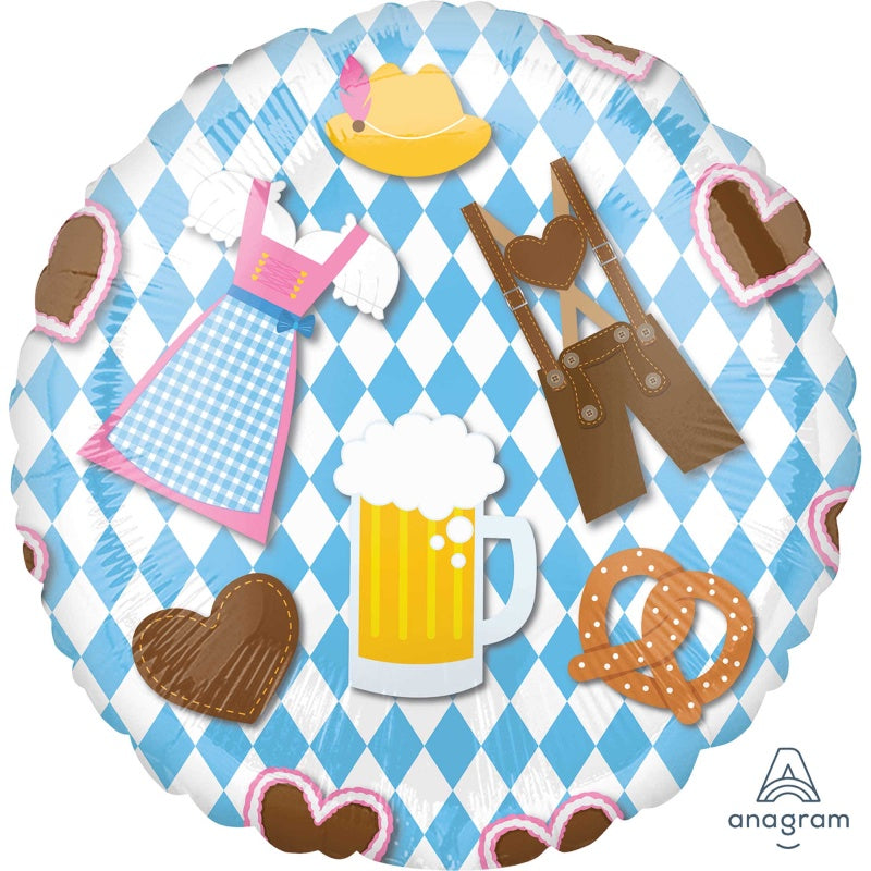 Foil balloon 18"(45cm) Oktoberfest