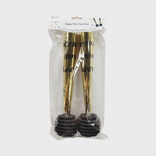 Happy New Year Horn Pack of 2