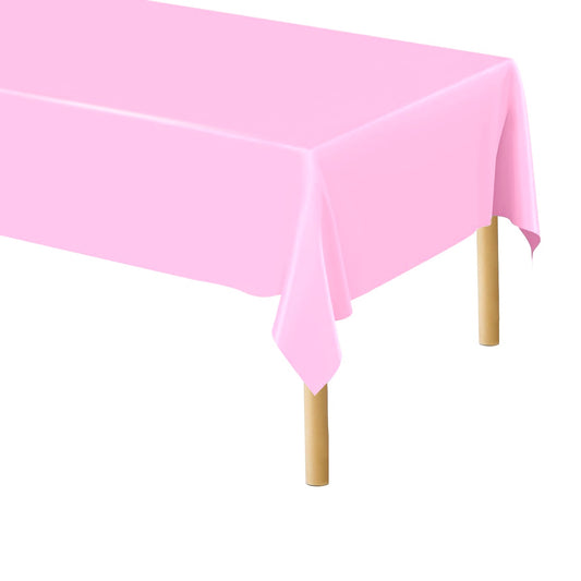 Baby Pink Cut to Size Plastic Tablecloth