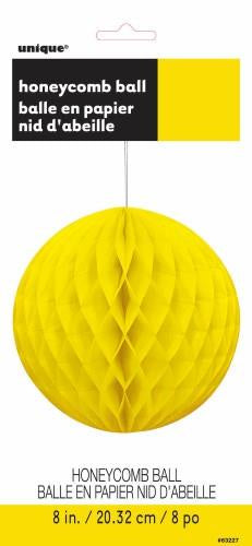 HONEYCOMB BALL YELLOW 20CM (8")