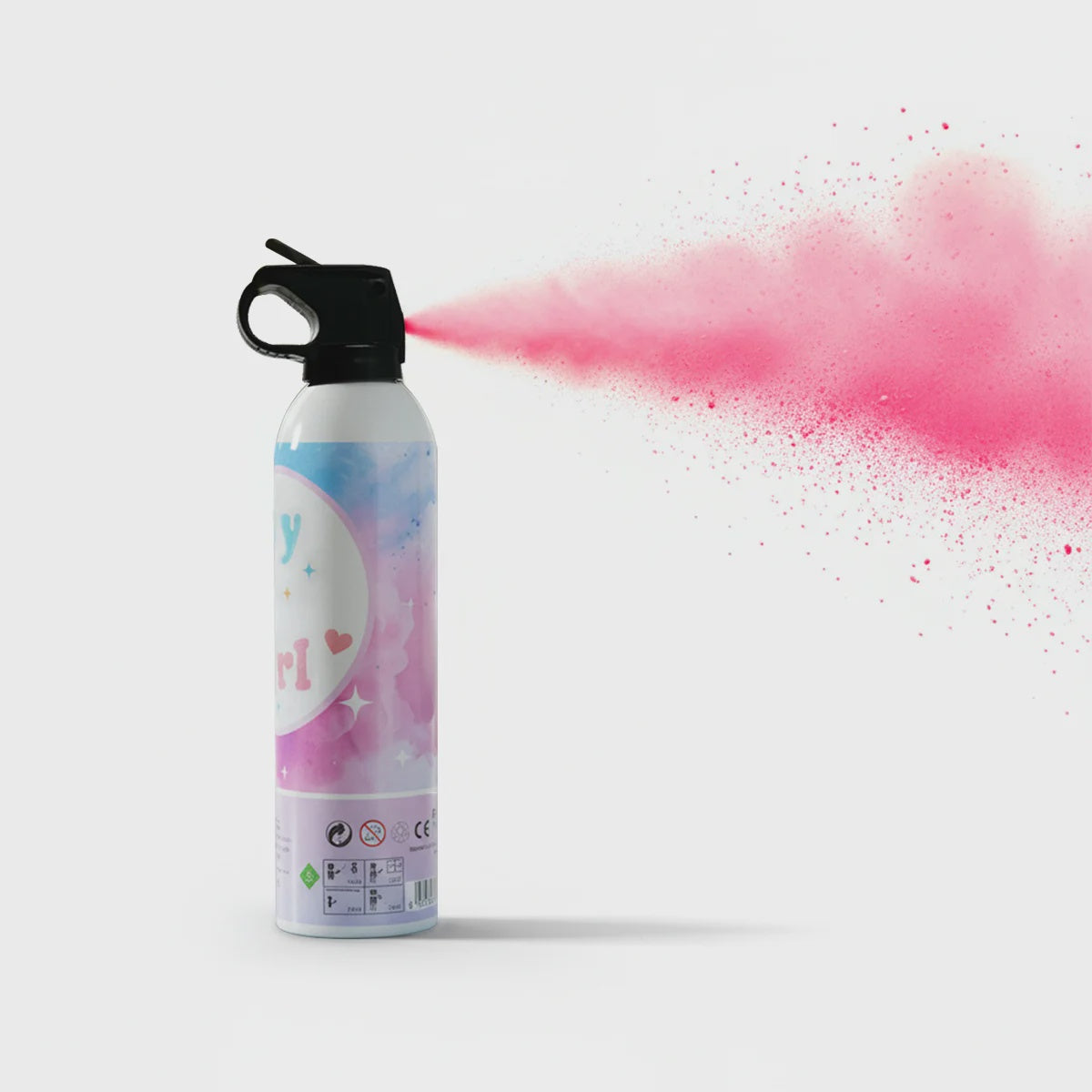 Gender Reveal Powder Blaster – Pink (250g–260g) – Nitrogen Powered Party Cannon