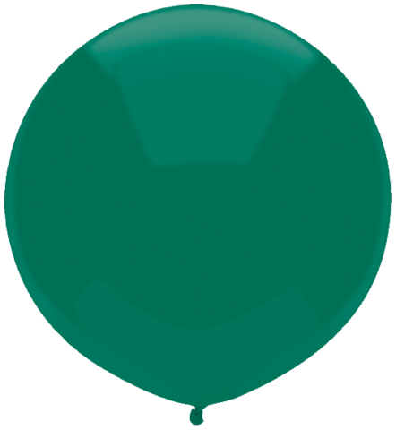 Latex 17"(43cm) Forest Green Latex Balloons Pack Of 50