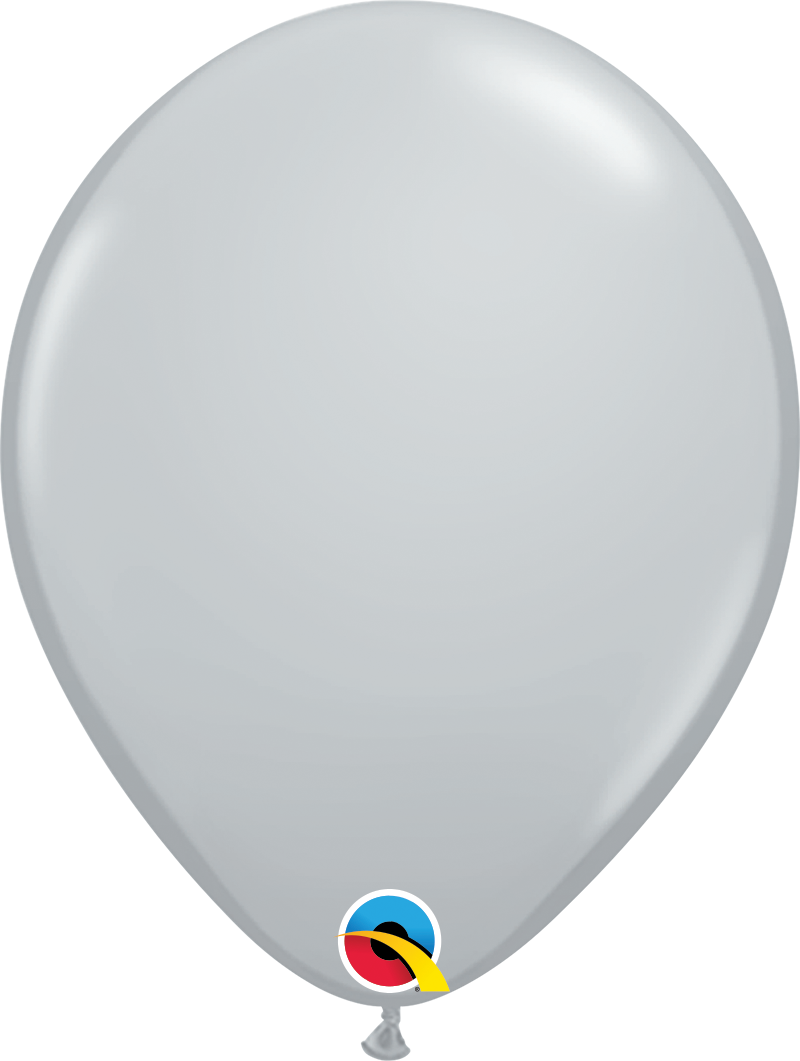 Helium Quality Latex Balloon 11"(28cm) Standard Gray Pack Of 100