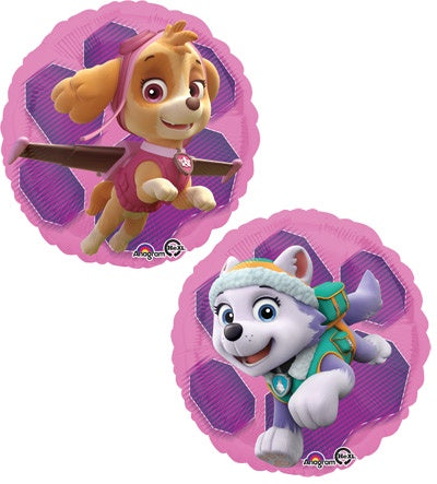 Paw Patrol Girls Sky & Everest 18" Foil Balloon