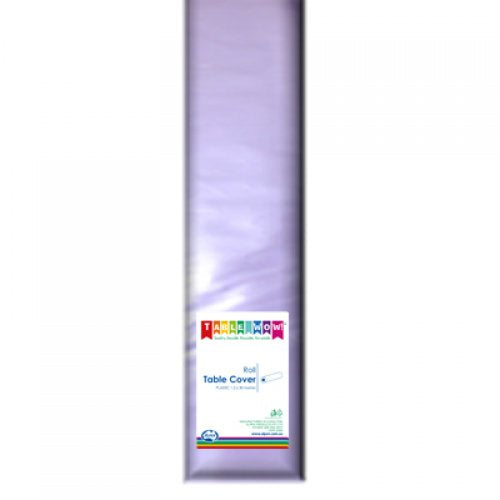 Plastic Tablecover Roll Lavender