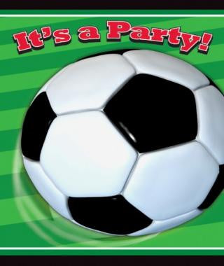3d Soccer Invitations Pack Of 8