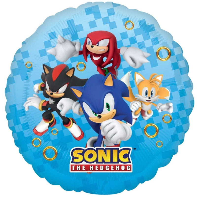 Foil Balloon 45cm Standard Sonic the Hedgehog 2