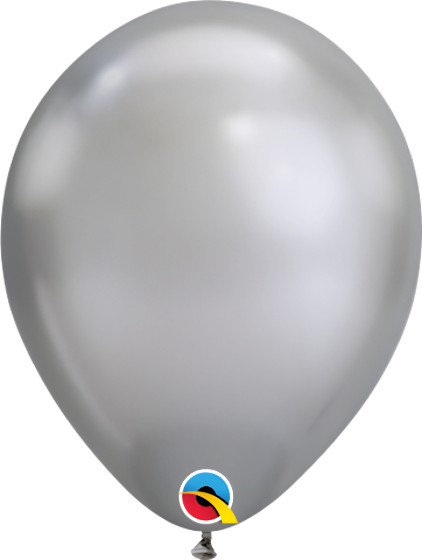 7in Chrome Silver Latex Balloons Pack of 100 Mini Party Decoration